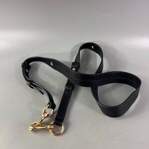 Michael Kors Black Leather Adjustable Wide Strap